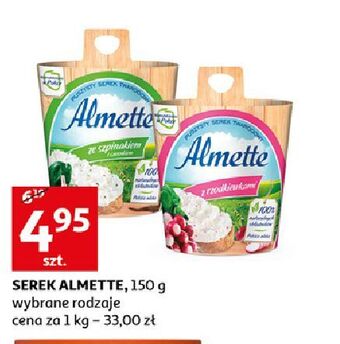 Auchan Serek z rzodkiewką hochland almette oferta