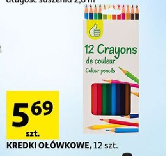 Auchan Kredki ołówkowe podniesiony kciuk oferta