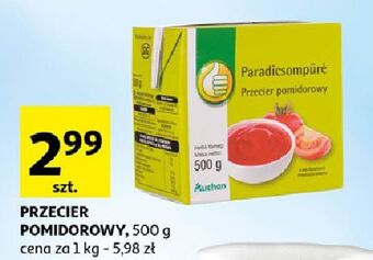 Auchan Przecier pomidorowy podniesiony kciuk oferta
