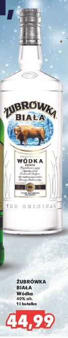 Kaufland Wódka żubrówka biała oferta