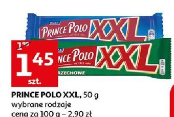 Auchan Wafelek orzechowy prince polo xxl oferta
