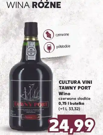 Kaufland Wino cultura vini tawny port sweet oferta