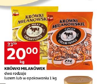 Auchan Krówka mleczna milanówek oferta