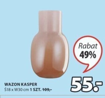 JYSK Wazon Kasper Ś18xW30cm oferta