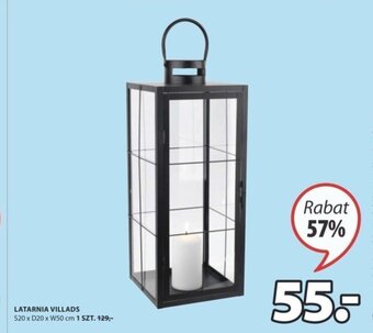 JYSK Latarnia Villads S20xD20xW50cm oferta