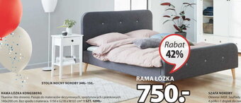 Rama łóżka Kongsberg S156xG218xW101cm