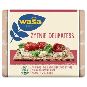 Auchan Wasa żytnie delikatess pieczywo 210 g oferta