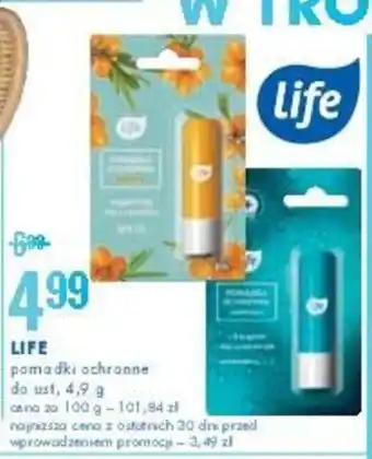 SuperPharm Life pomadki ochronne do ust 4,9 g oferta