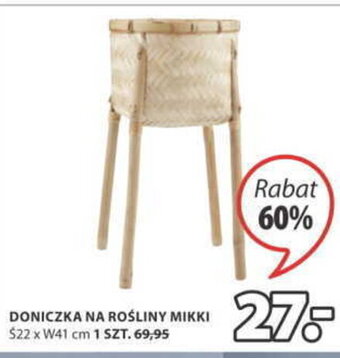JYSK Doniczka na rośliny Mikki Ś22xW41cm oferta
