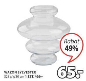 JYSK Wazon Sylvester Ś28xW30cm oferta