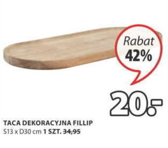 JYSK Taca dekoracyjna Fillip S13xD30cm oferta