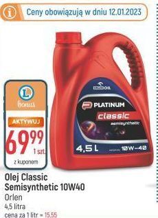 E.Leclerc Olej semisynthetic 10w40 orlen platinum classic oferta