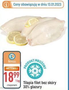 E.Leclerc Tilapia filet bez skóry oferta