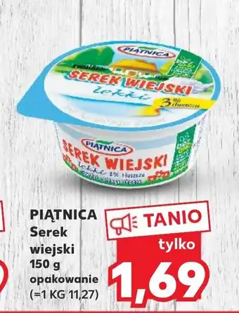 Kaufland Piątnica Serek wiejski 150g oferta