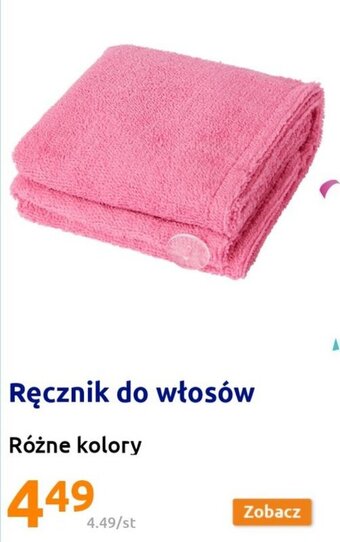 Action Ręcznik do włosów różne kolory oferta
