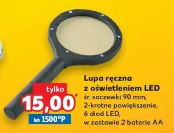 Kaufland Lupa ręczna z oświetleniem LED oferta