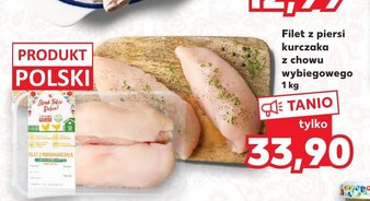 Kaufland Filet z piersi kurczaka z chowu wybiegowego 1kg oferta