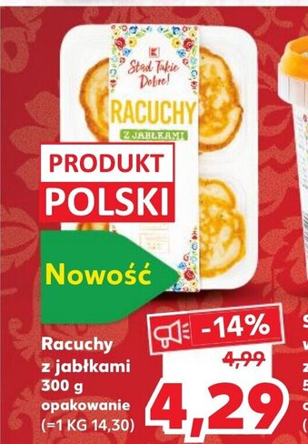 Kaufland Racuchy z jabłkami 300g oferta