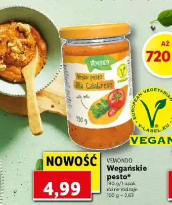 Lidl Wegańskie pesto 190g oferta