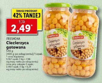 Lidl Ciecierzyca gotowana 540g oferta
