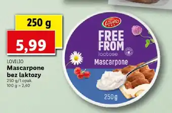 Lidl Mascarpone bez laktozy 250g oferta