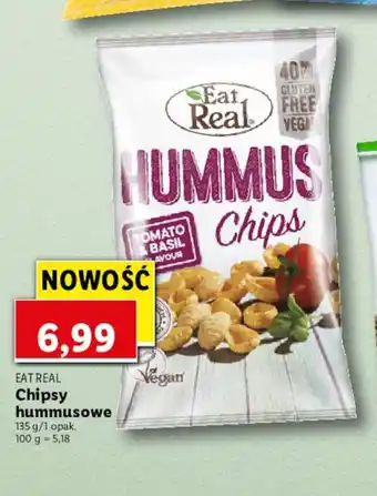 Lidl Chipsy hummusowe 135g oferta