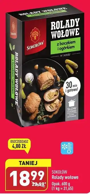 ALDI Sokołów Rolady wołowe opak. 600g oferta