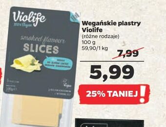 Netto Ser wegański plastry violife oferta