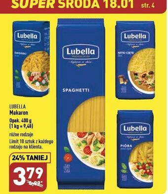 ALDI Makaron nitka cięta lubella oferta