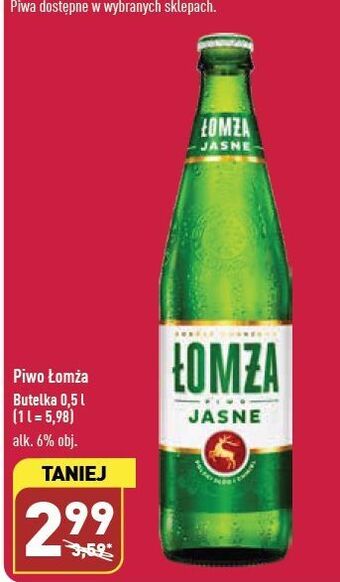 ALDI Piwo łomża jasne (dawniej export) oferta