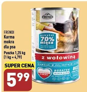 ALDI Karma dla psa z wołowina frendi (karma) oferta
