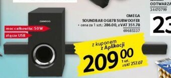 Selgros Omega Soundbar 0G87B Subwoofer oferta