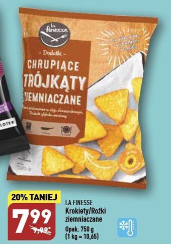 ALDI Trójkąty ziemniaczane chrupiące la finesse oferta
