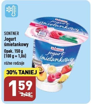 ALDI Jogurt śmietankowy z owocami sontner oferta