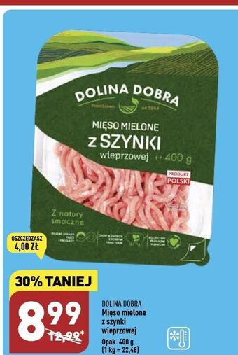 ALDI Mięso mielone z szynki wieprzowej dolina dobra oferta