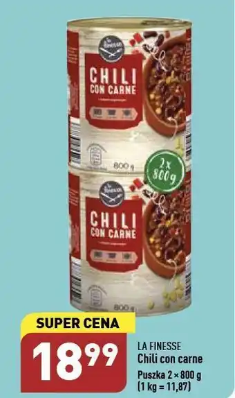 ALDI Chili con carne la finesse oferta