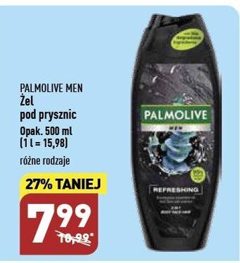 ALDI Żel pod prysznic refreshing palmolive for men oferta