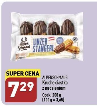 ALDI Ciastka kruche z nadzieniem alpenschmaus oferta