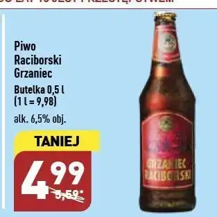 ALDI Piwo grzaniec raciborski oferta