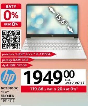 Selgros HP Notebook 15,6" 584Y4EA oferta