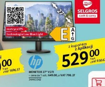 Selgros HP Monitor 27" V27I oferta