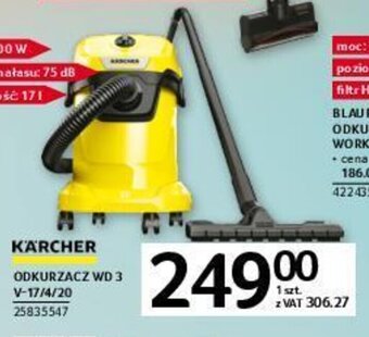 Selgros Kärcher Odkurzacz WD 3 V-17/4/20 oferta