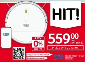 Selgros Beko Robot VR R60110VW oferta