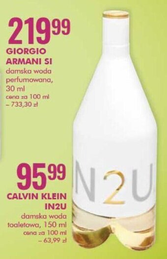 SuperPharm Calvin Klein IN2U damska woda toaletowa 150ml oferta