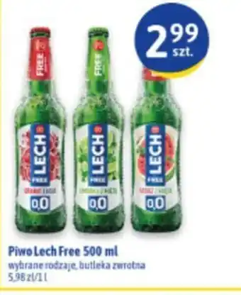 Euro Sklep Piwo Lech Free 500 ml wybrane rodzaje, butelka zwrotna oferta