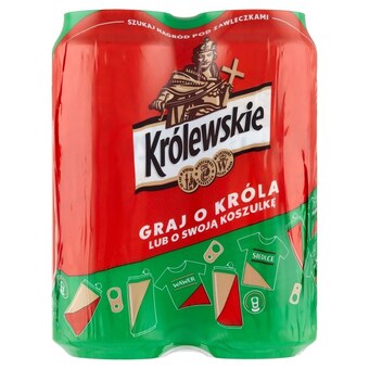 Prim Market Królewskie piwo jasne 4 x 500 ml oferta