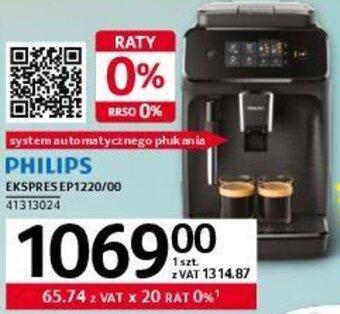 Selgros Philips ekspres ep1220/00 oferta
