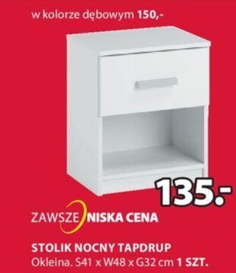 Tapdrup Stolik nocny. Okleina. S41xW48xG32cm, szt.