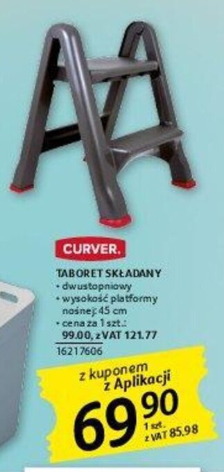 Curver taboret składany