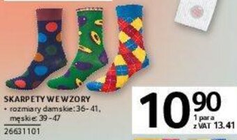 Selgros Skarpety we wzory oferta